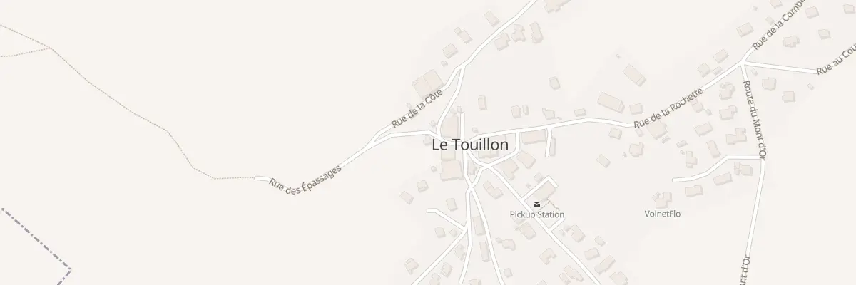 Plan du 1 Rue des Epassages à Touillon-et-Loutelet