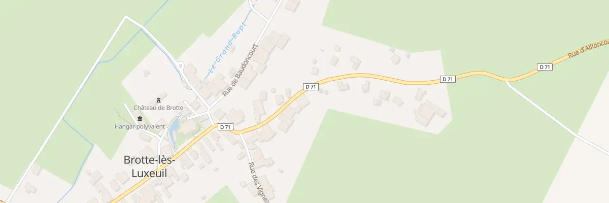 Plan du 8 Rue d’Ailloncourt à Brotte-lès-Luxeuil