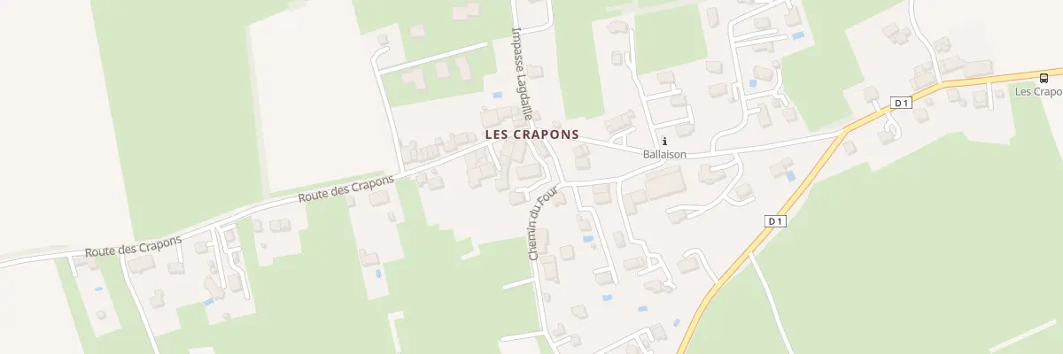 Plan du 668 Rte des Crapons à Ballaison