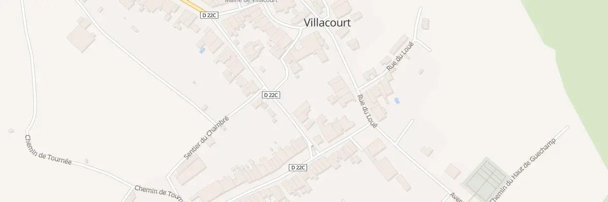 Plan du 5 Rue Sadi Carnot à Villacourt