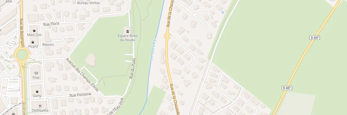 Plan du 39B Rue de la Chaussée à Doubs