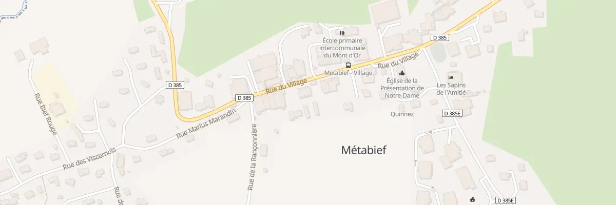 Plan du 37 Rue du Village à Métabief