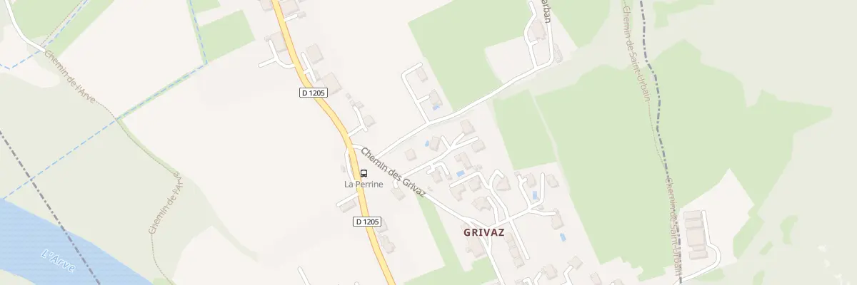 Plan du 61 Che des Grivaz à Contamine-sur-Arve