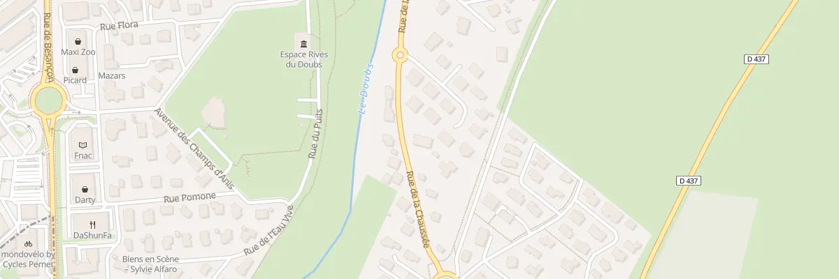 Plan du 41 Rue de la Chaussée à Doubs