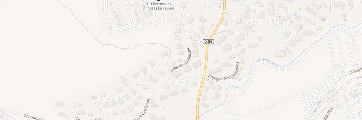Plan du 3 All du Gaspardet à Bormes-les-Mimosas