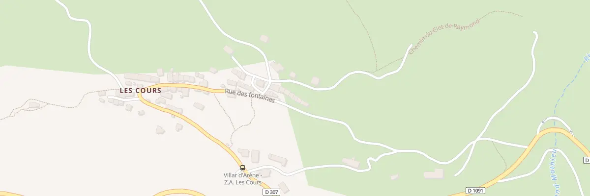 Plan du 13 Imp du Serre à Villar-d’Arêne