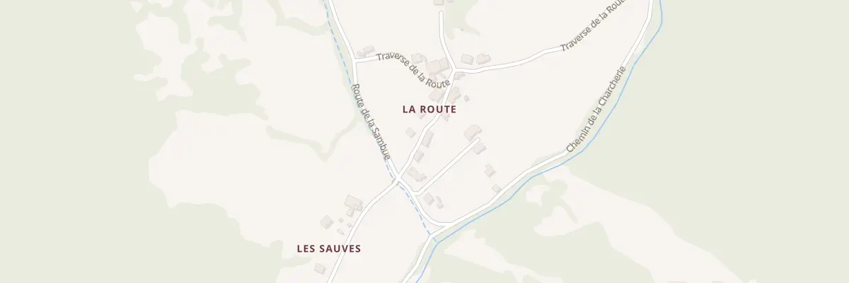 Plan du 5008 La Route à Verdaches
