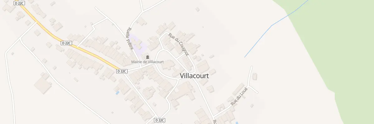 Plan du 16 Rue de l’Eglise à Villacourt