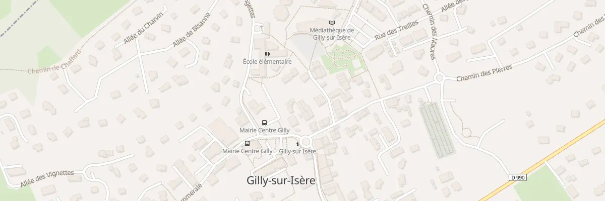Plan du 95 Rue de la Mairie à Gilly-sur-Isère