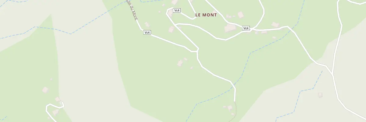 Plan du 2464 Rte du Mont à Serraval