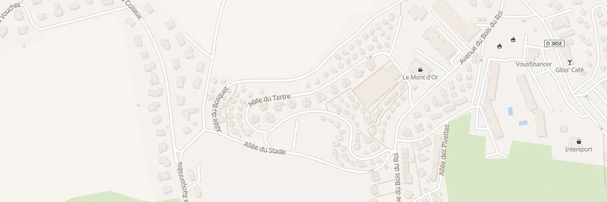 Plan du 42D All du Tertre à Métabief
