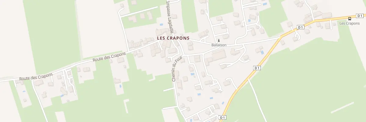Plan du 53 Che du Four à Ballaison
