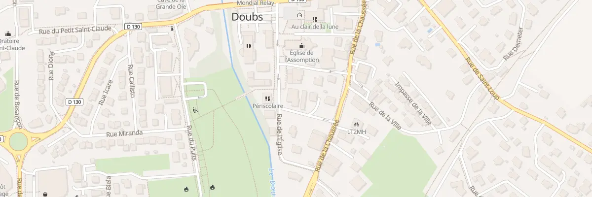 Plan du 3 Rue Bousson à Doubs
