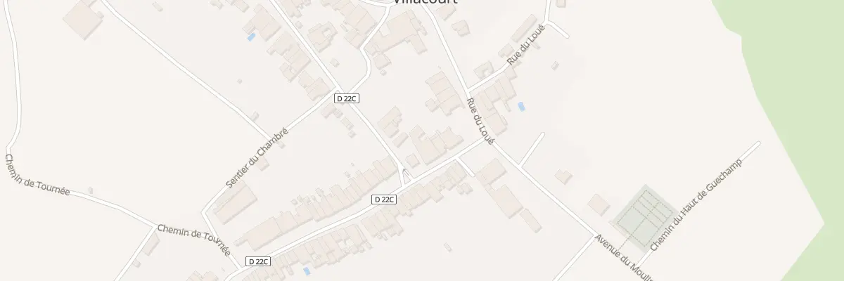 Plan du 4 Rue du Mont à Villacourt
