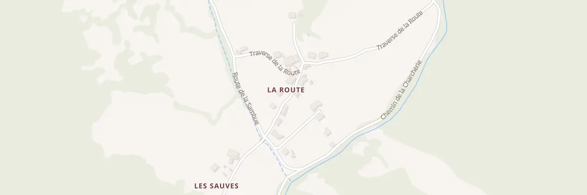 Plan du 5007 La Route à Verdaches