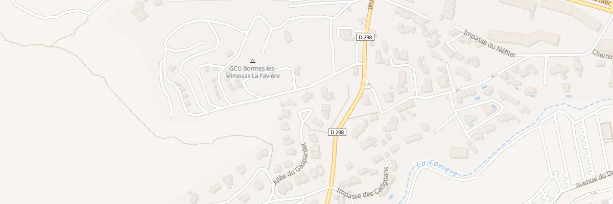 Plan du 15 All du Gaspardet à Bormes-les-Mimosas