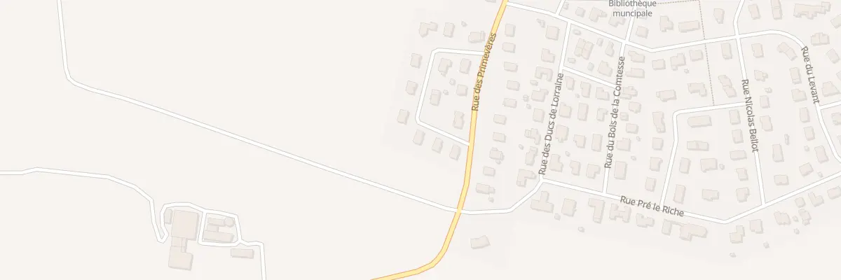 Plan du 168 Rue des Arvaux à Darnieulles