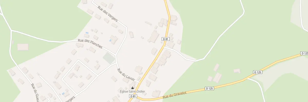 Plan du 3 Rue Chateau Grillot à Autrey-lès-Cerre