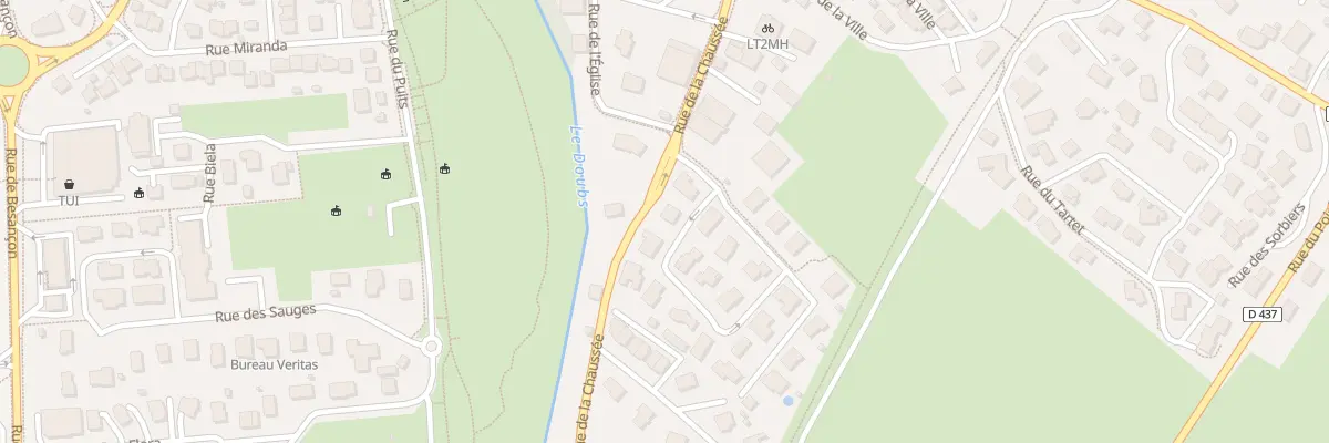 Plan du 4 Rue du Clos Gabriel à Doubs
