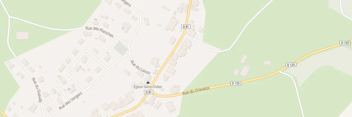 Plan du 6 Rue Chateau Grillot à Autrey-lès-Cerre