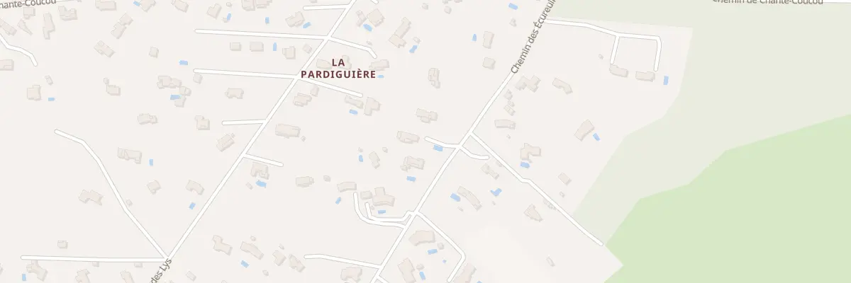 Plan du 257 Che des Écureuils au Cannet-des-Maures
