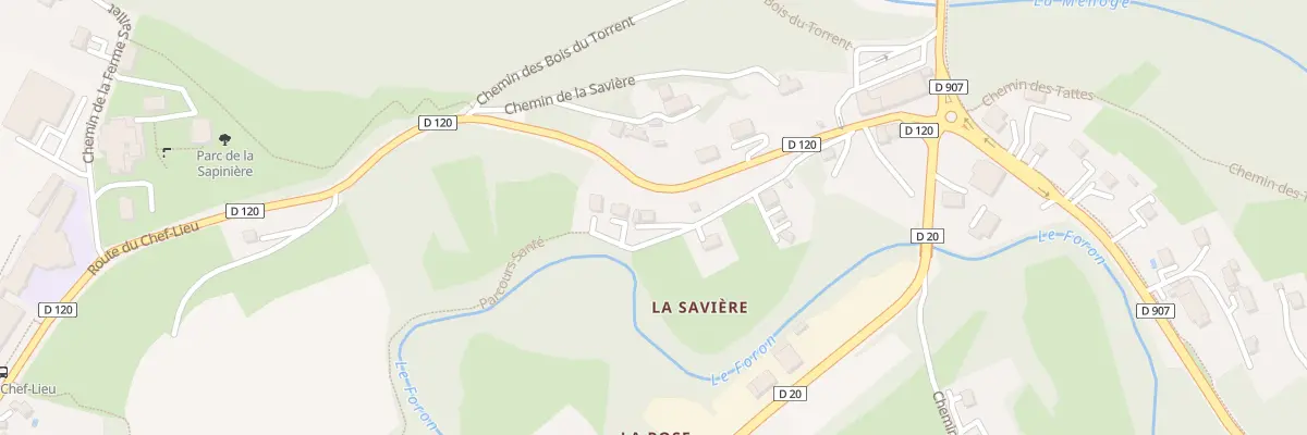 Plan du 166 Imp de la Savière à Fillinges