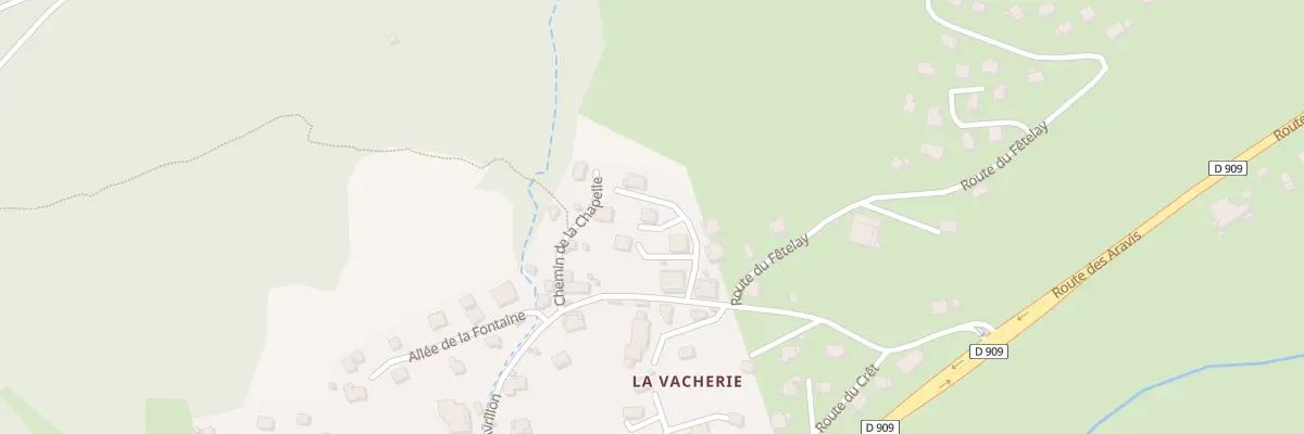 Plan du 6091 La Vacherie à Thônes