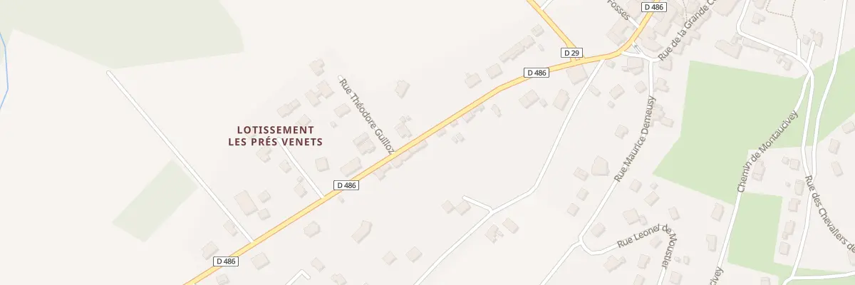 Plan du 9 Rte de Besançon à Rougemont