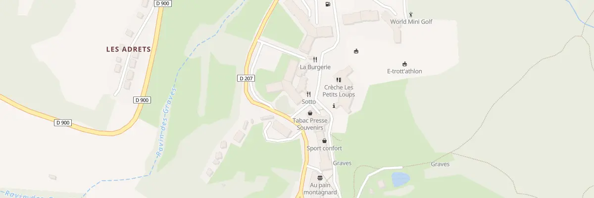 Plan du 5208 Station de Saint Jean à Montclar
