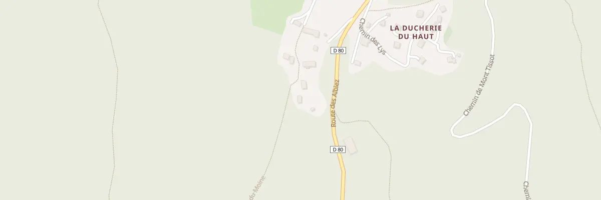 Plan du 5067 La Ducherie du Bas à Albiez-le-Jeune