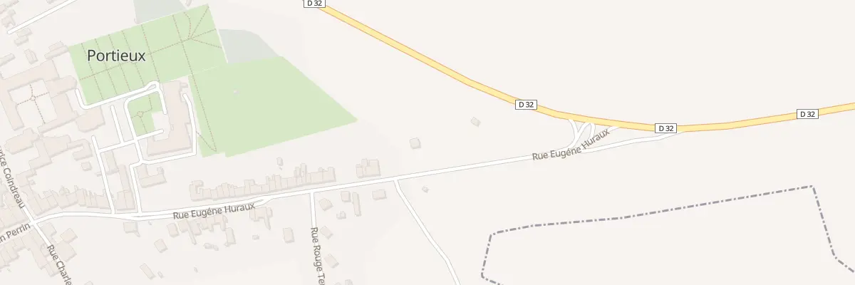 Plan du 67 Rue Eugéne Huraux à Portieux