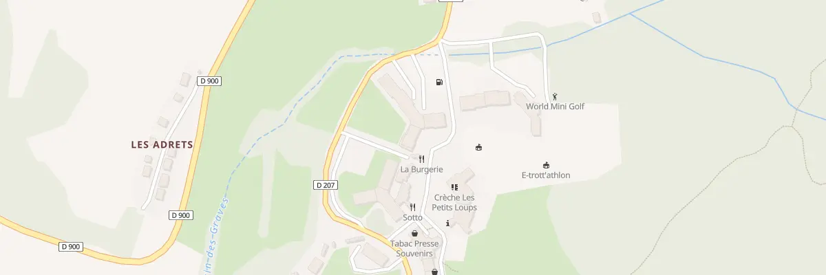 Plan du 2 Station de Saint Jean à Curbans