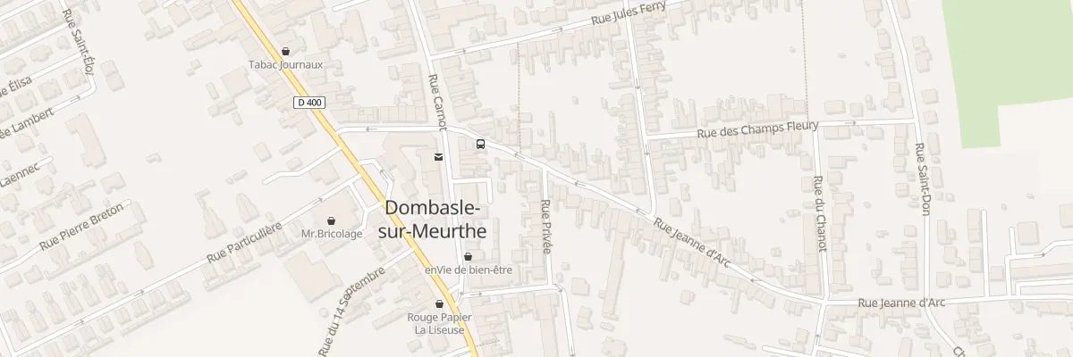 Plan du 1 Rue Privée à Dombasle-sur-Meurthe