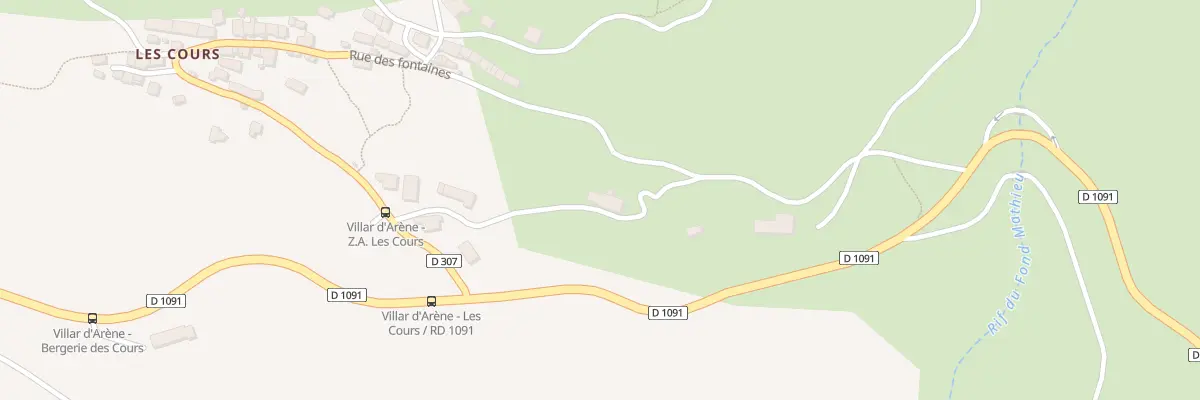 Plan du 1 Che de la Lie à Villar-d’Arêne