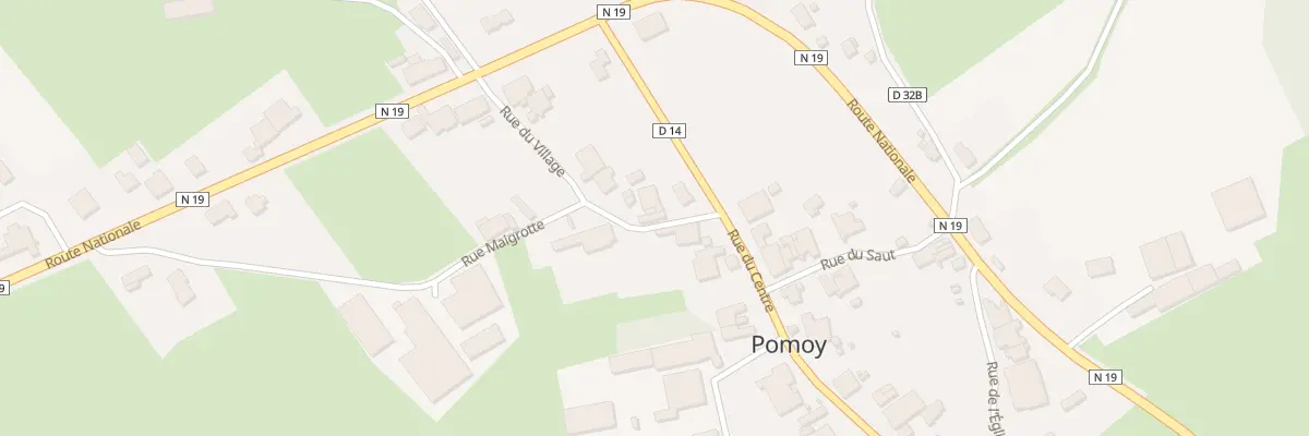 Plan du 2 Rue du Village à Pomoy