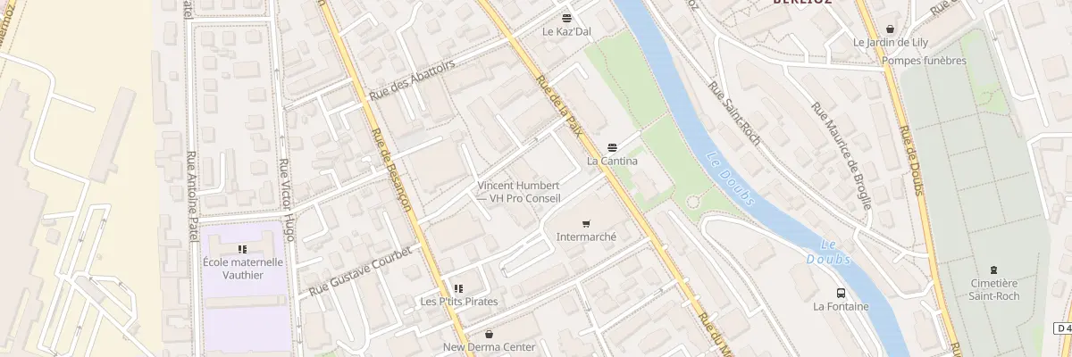 Plan du 3 Rue du Capitaine Bulle à Pontarlier