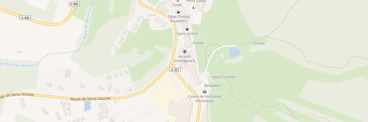 Plan du 5081A Station de Saint Jean à Montclar