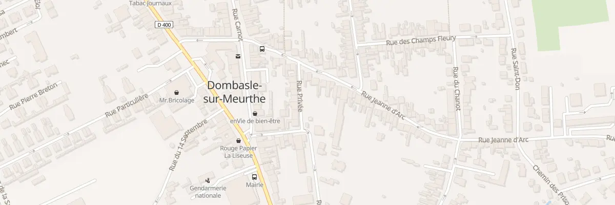 Plan du 16 Rue Jeanne d’Arc à Dombasle-sur-Meurthe