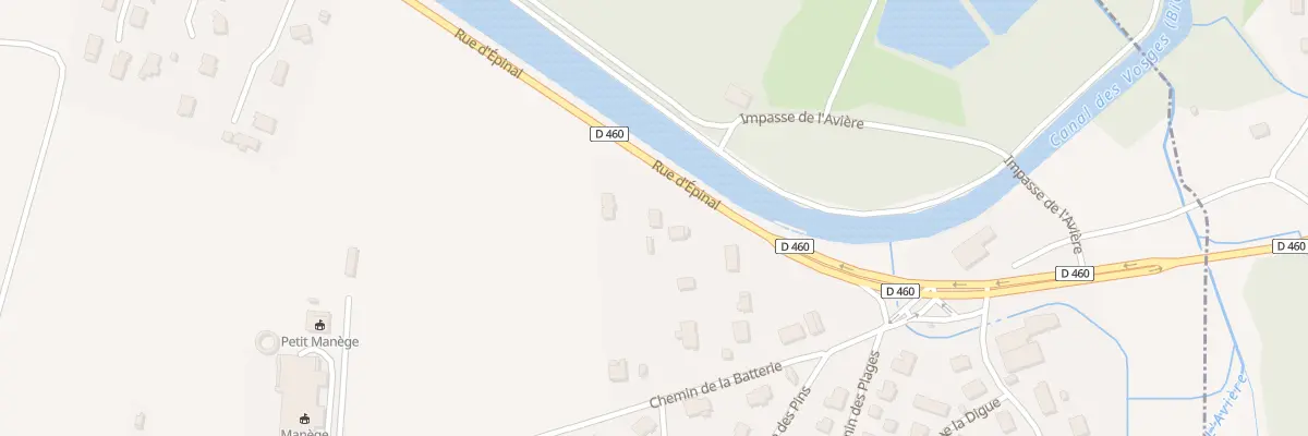 Plan du 1348 Rue d’Épinal à Chaumousey