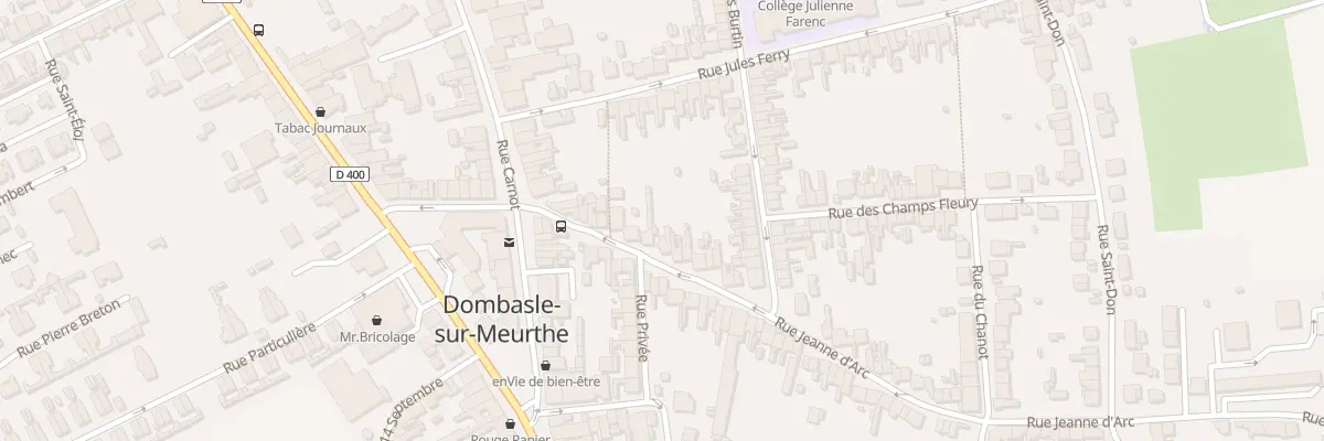 Plan du 23 Rue Jeanne d’Arc à Dombasle-sur-Meurthe