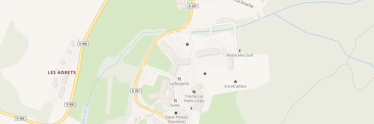 Plan du 4 Station de Saint Jean à Montclar