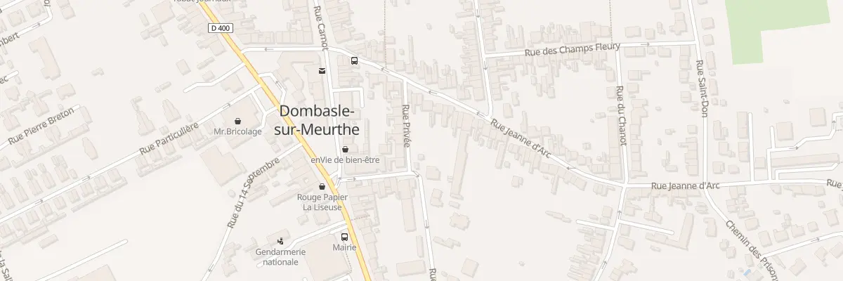 Plan du 18 Rue Jeanne d’Arc à Dombasle-sur-Meurthe