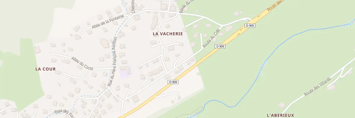 Plan du 6186 La Vacherie à Thônes