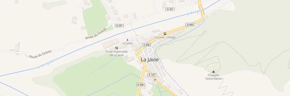 Plan du 5090 Le Village à La Javie