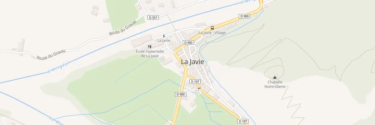 Plan du 5141 Le Village à La Javie