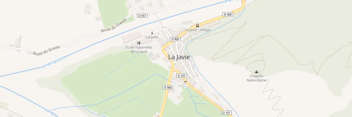 Plan du 5083 Le Village à La Javie