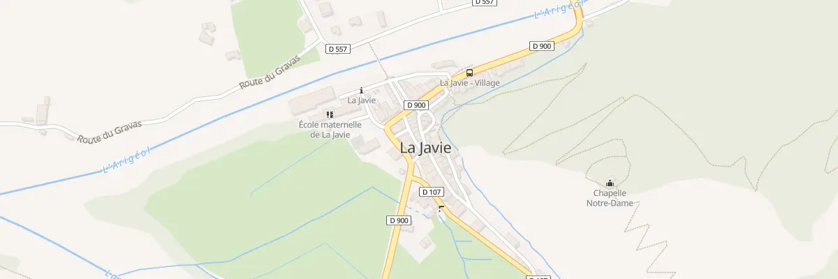 Plan du 5096 Le Village à La Javie
