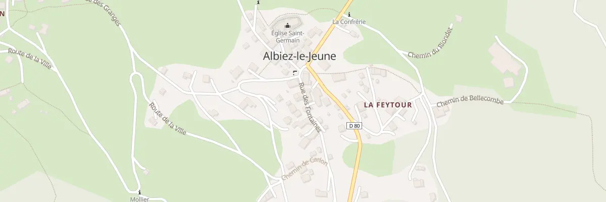 Plan du 5025 Albiez Le Jeune à Albiez-le-Jeune