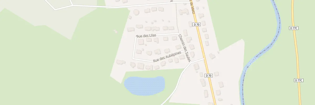 Plan du 6 Rue des Aubépines à Brin-sur-Seille