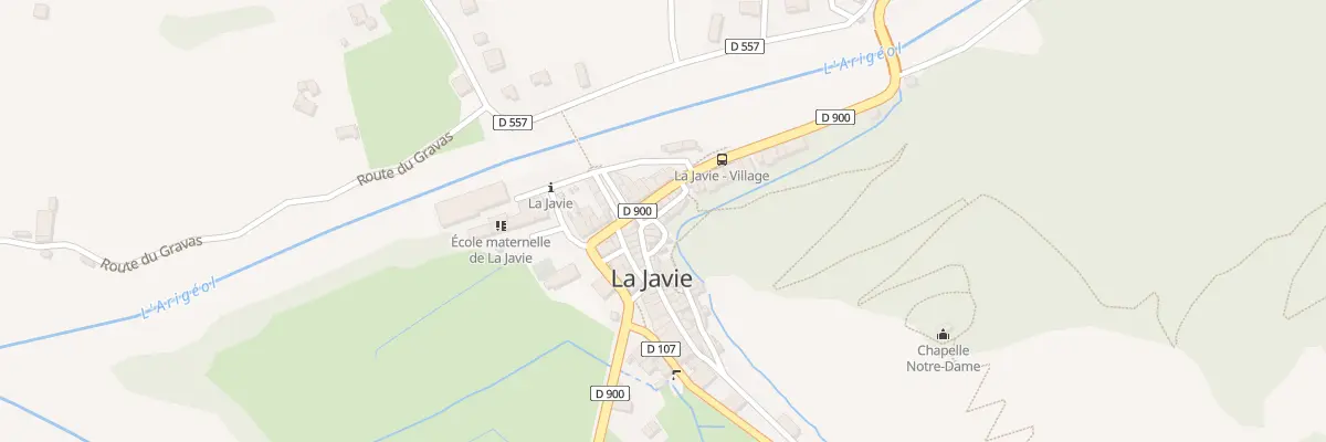 Plan du 7004 Le Village à La Javie